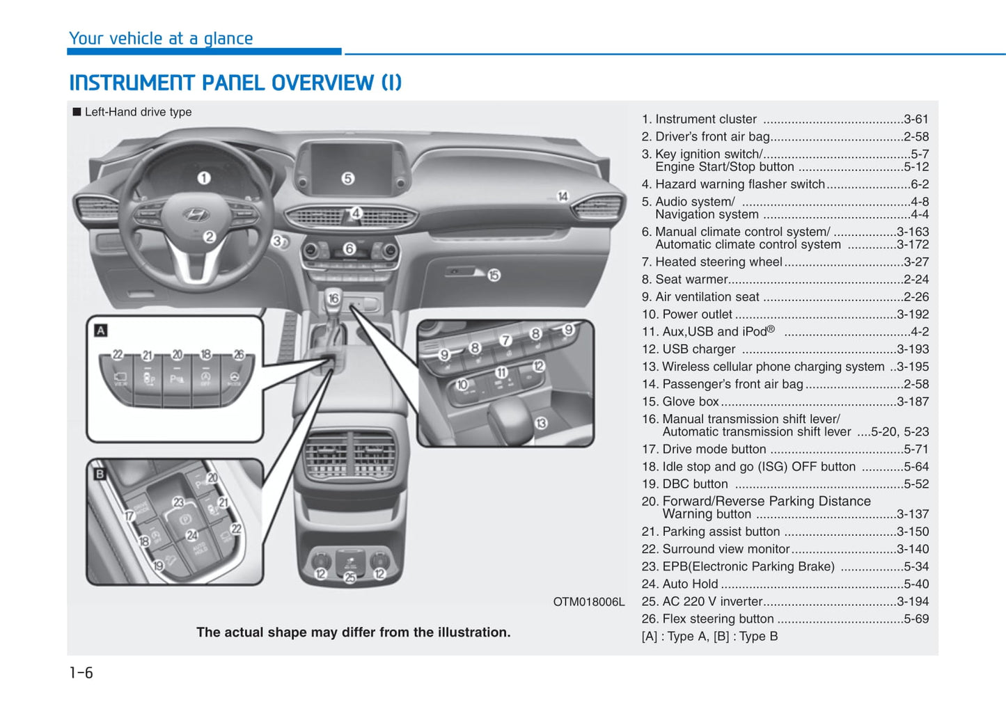 2019-2020 Hyundai Santa Fe Bedienungsanleitung | Englisch