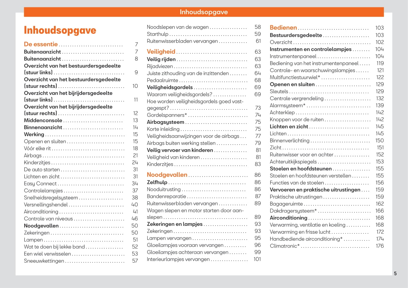 2017-2020 Seat Arona Bedienungsanleitung | Niederländisch