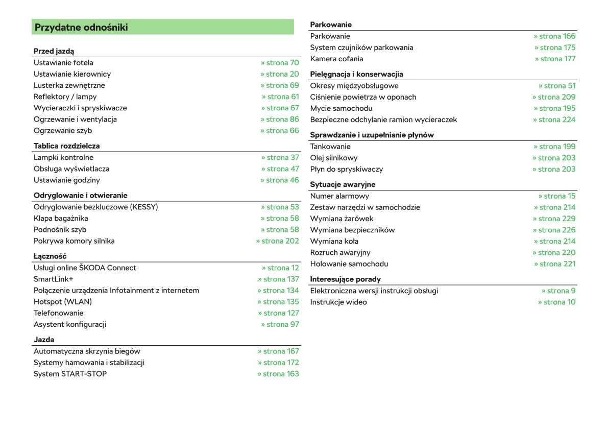 2012-2019 Skoda Rapid Bedienungsanleitung | Polnisch