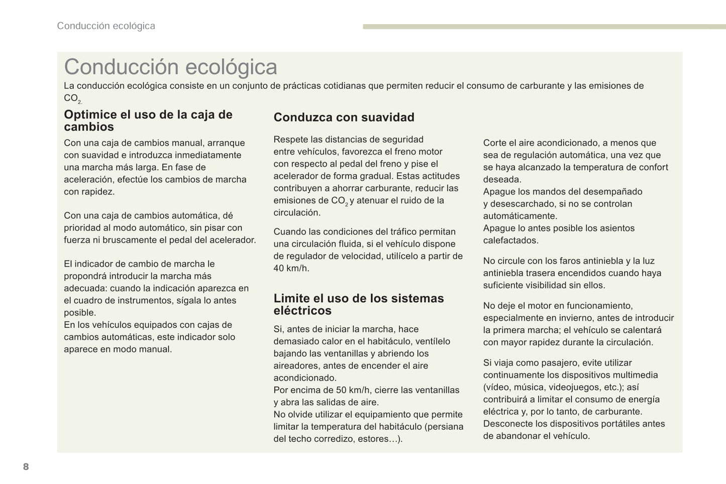 2018-2019 Peugeot Rifter/Partner Owner's Manual | Spanish