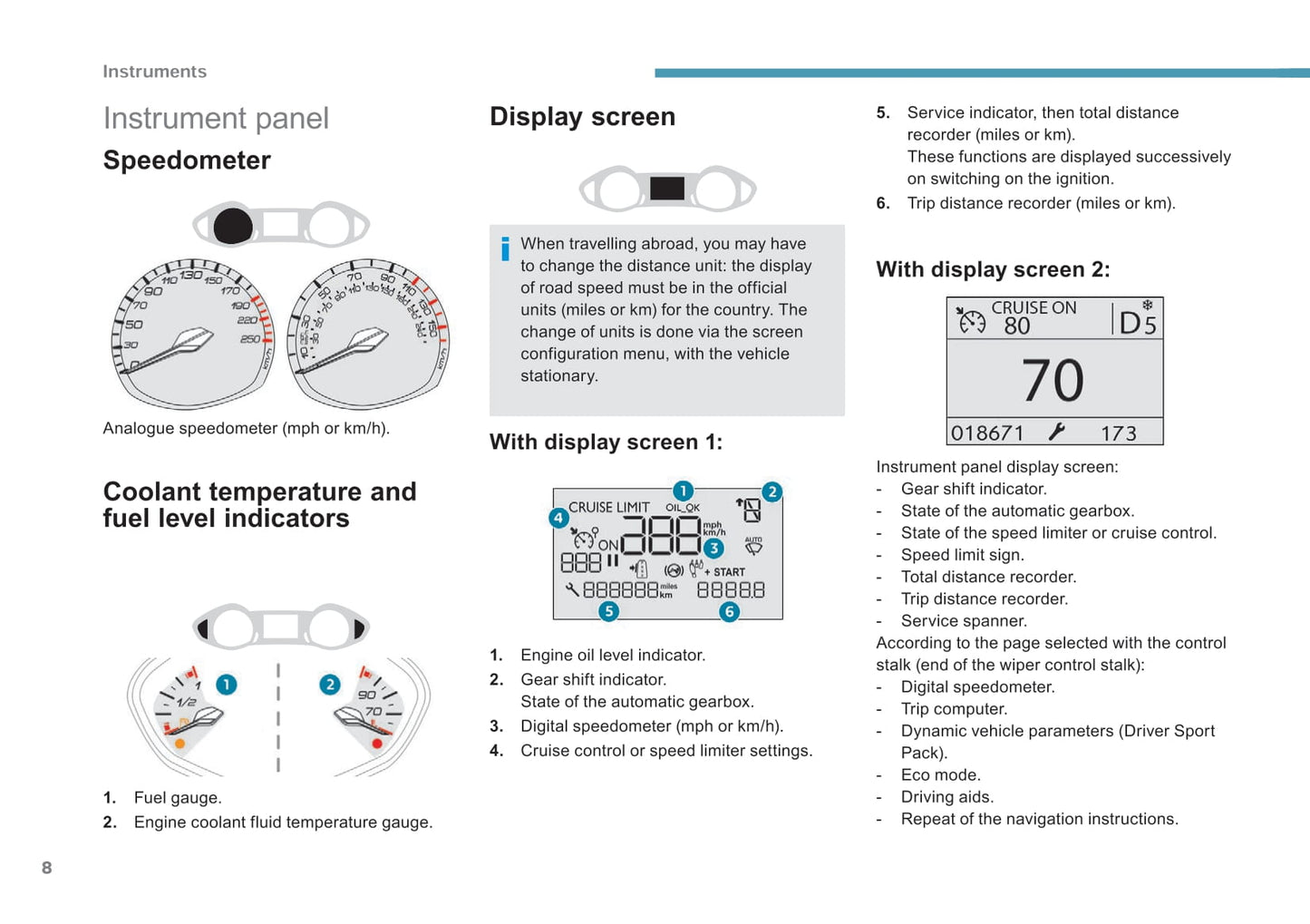 2017-2020 Peugeot 308 Bedienungsanleitung | Englisch