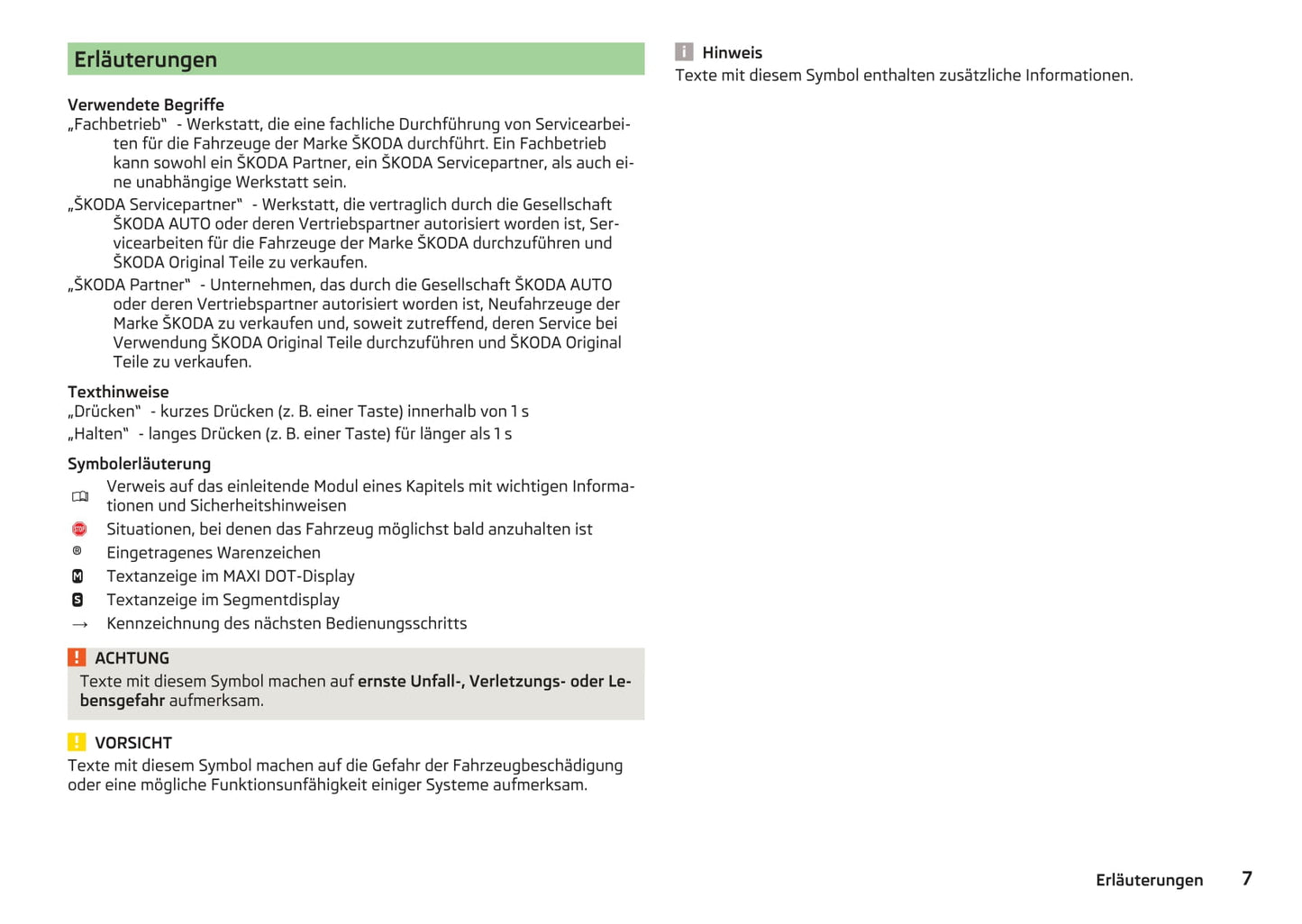 2016-2017 Skoda Rapid Spaceback Owner's Manual | German