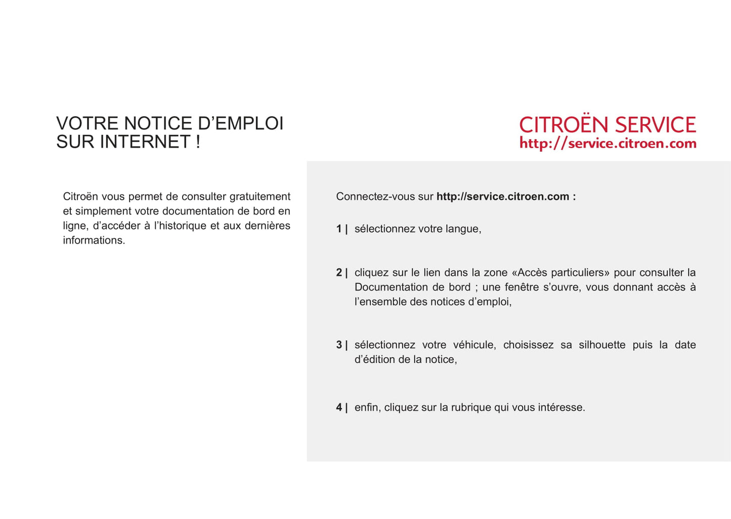 2011-2013 Citroën C4 Picasso/C4 Grand Picasso Owner's Manual | French