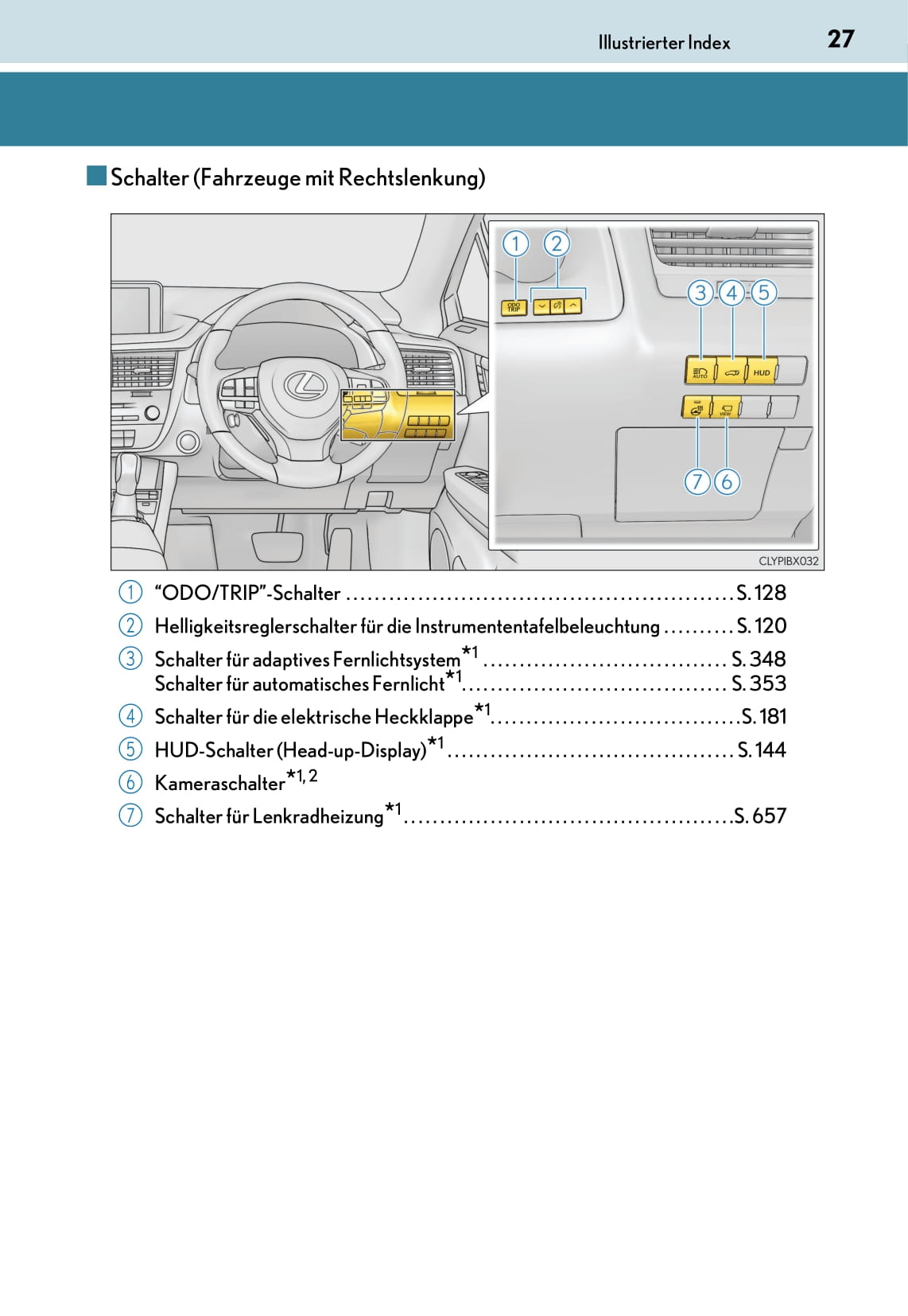 2017-2019 Lexus RX 450h/RX 450hL Bedienungsanleitung | Deutsch