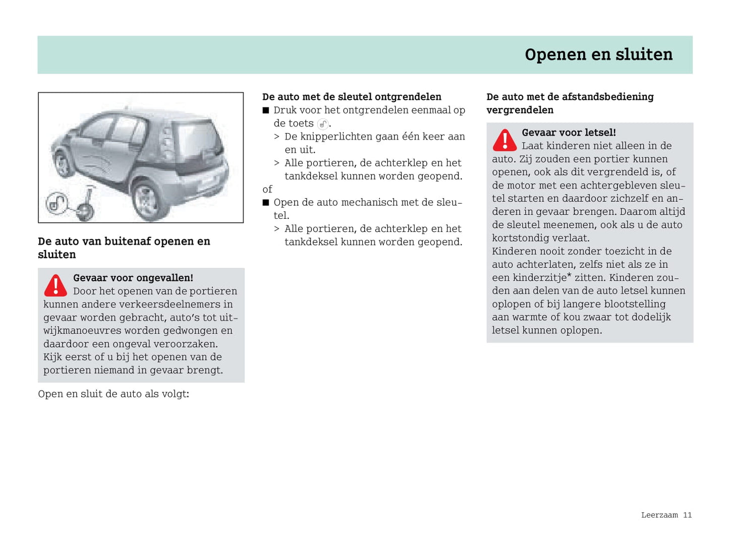 2003-2006 Smart Forfour Bedienungsanleitung | Niederländisch