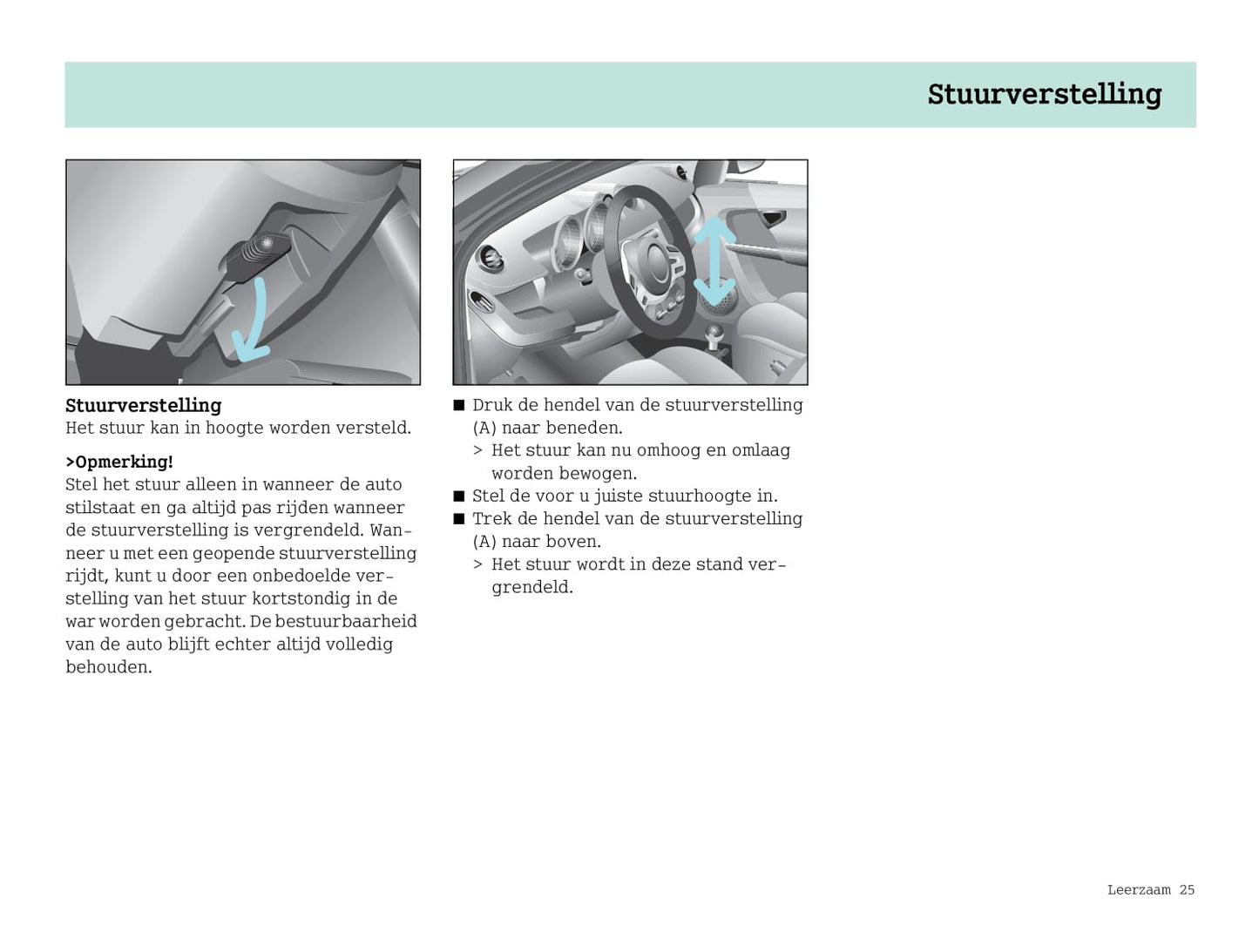 2003-2006 Smart Forfour Bedienungsanleitung | Niederländisch