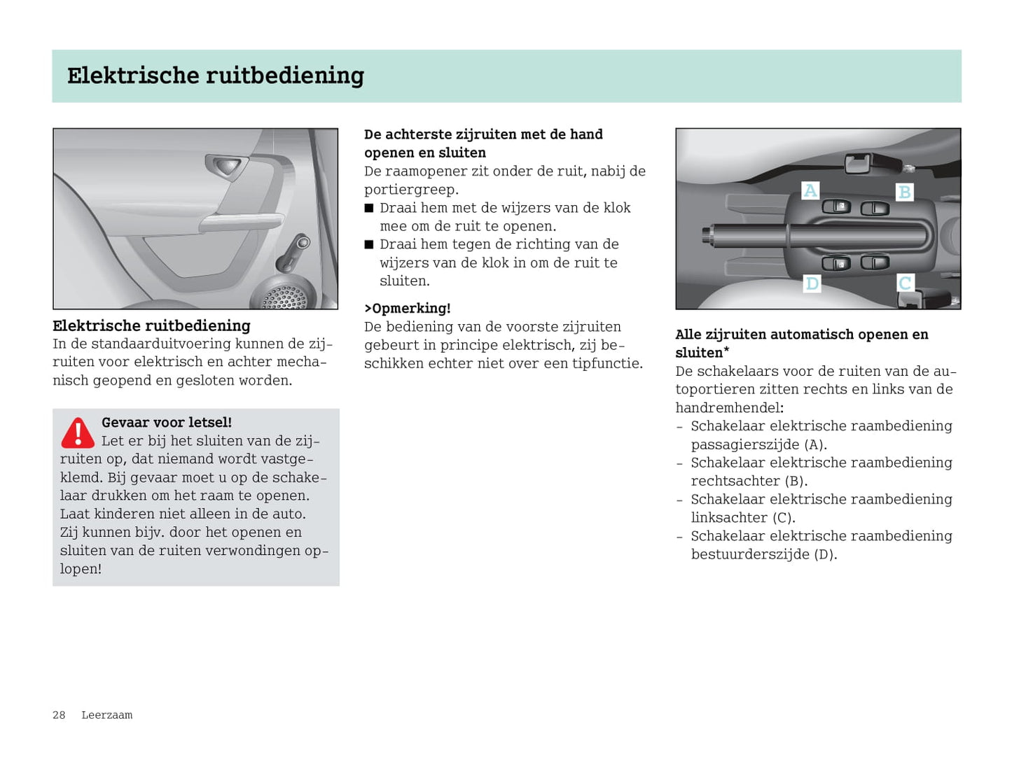 2003-2006 Smart Forfour Bedienungsanleitung | Niederländisch