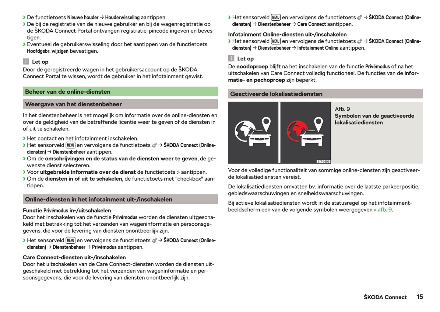 2018-2022 Skoda Karoq Bedienungsanleitung | Niederländisch