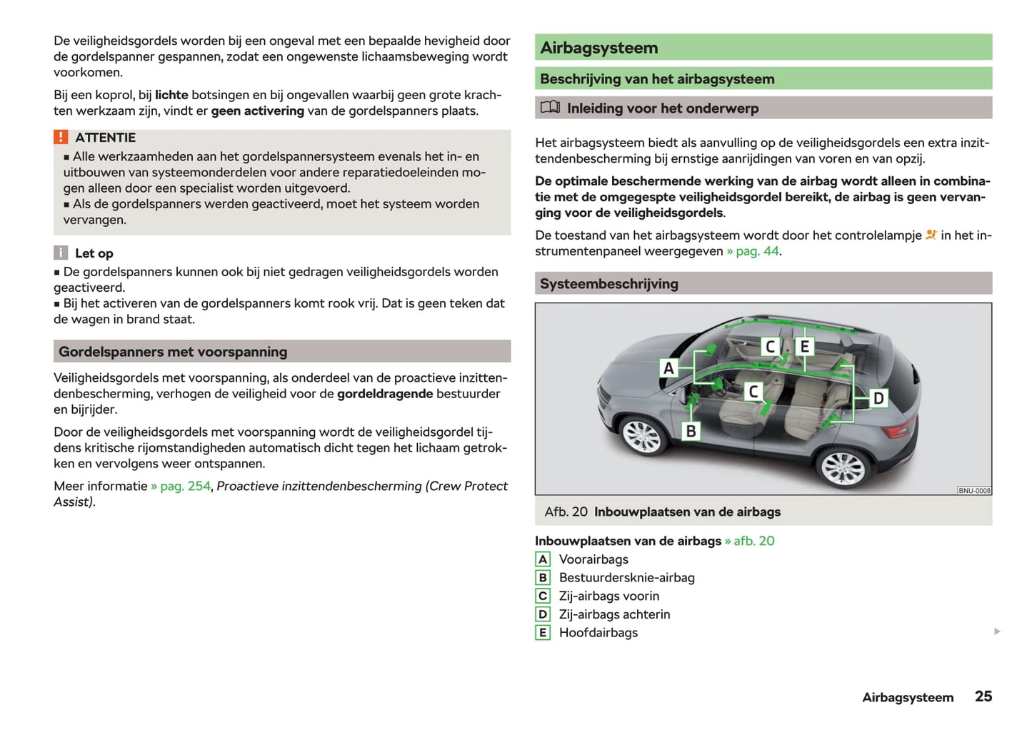 2018-2022 Skoda Karoq Bedienungsanleitung | Niederländisch