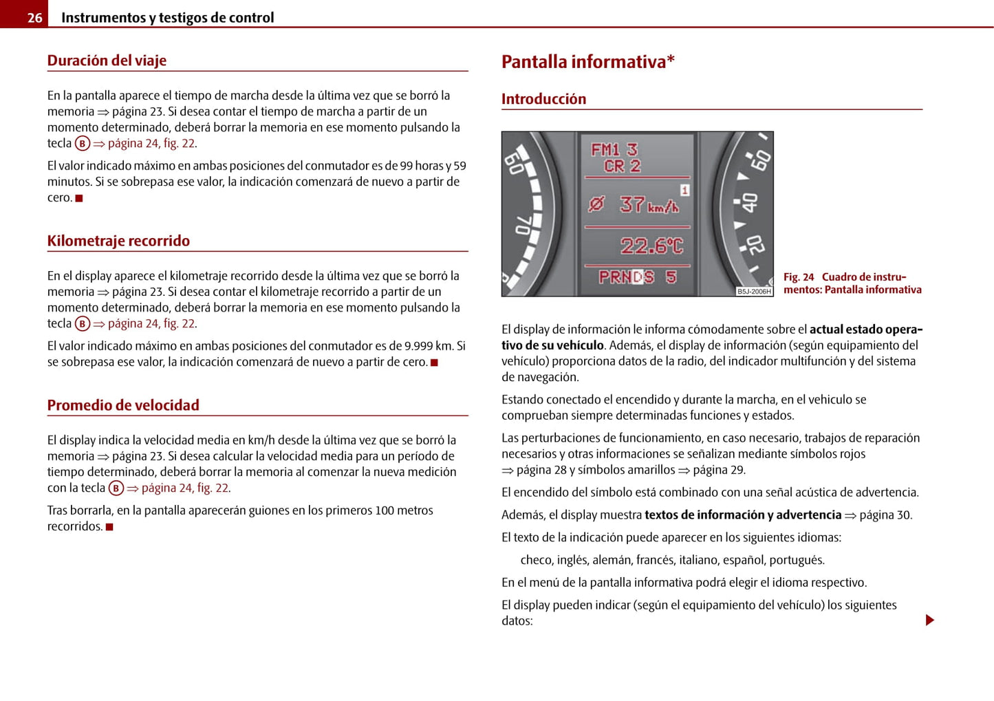 2006-2010 Skoda Roomster Bedienungsanleitung | Spanisch