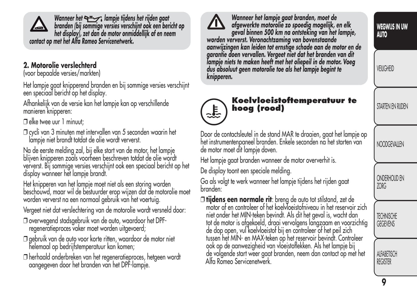 2014-2016 Alfa Romeo Mito Bedienungsanleitung | Niederländisch