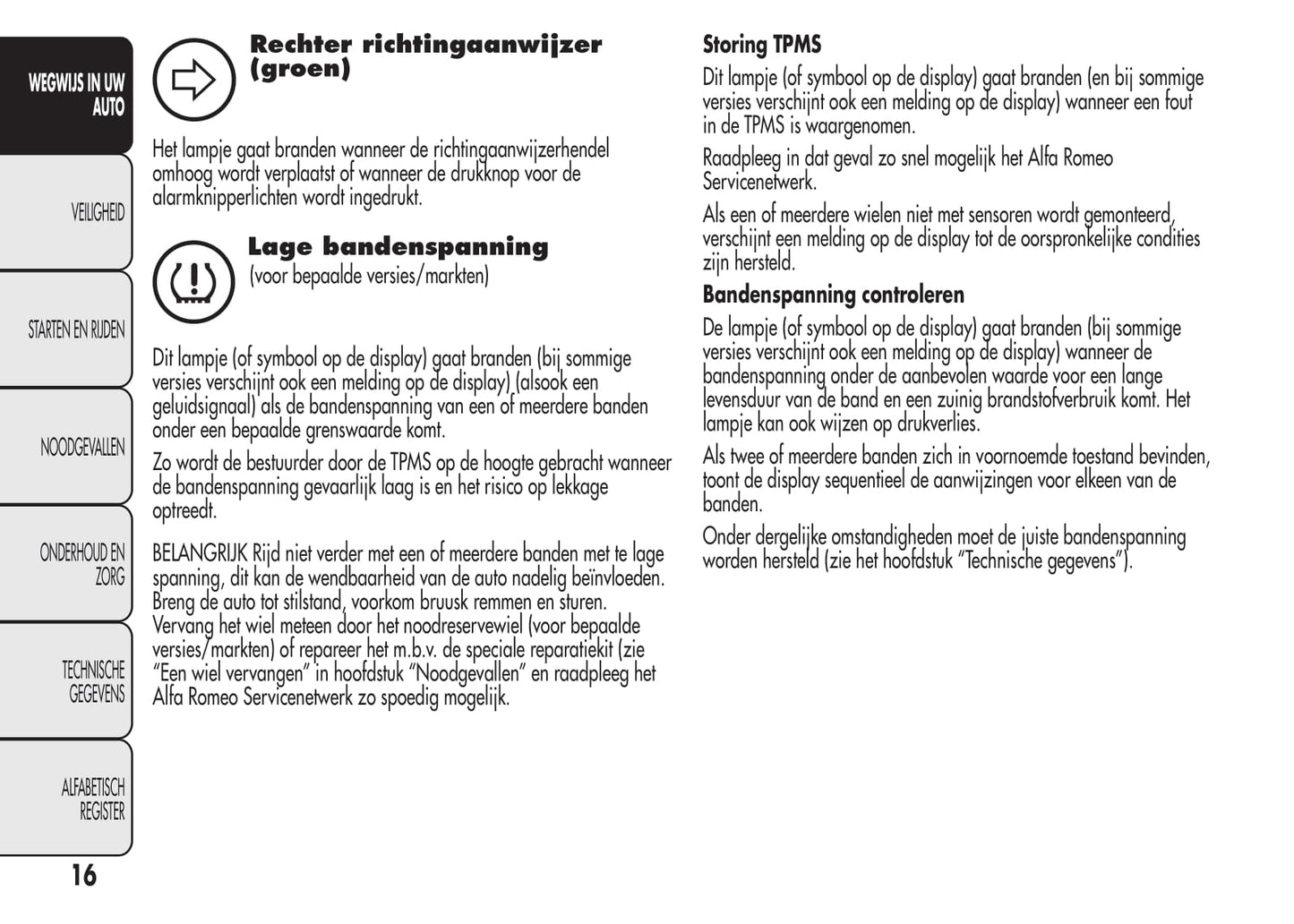 2014-2016 Alfa Romeo Mito Bedienungsanleitung | Niederländisch