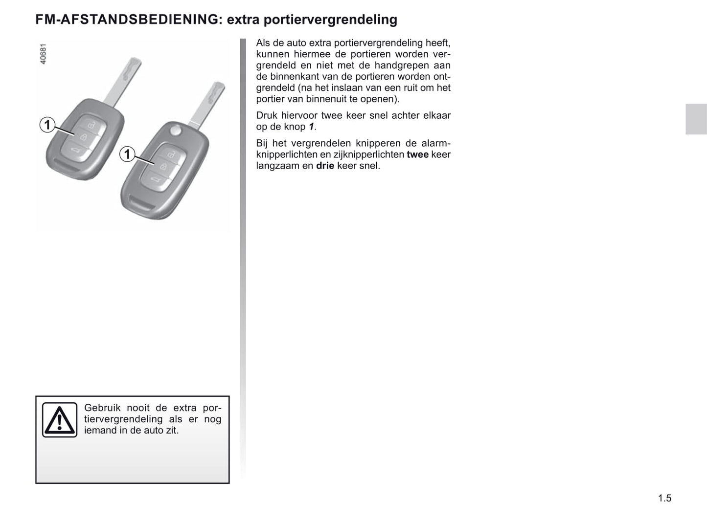 2019-2020 Renault Clio Bedienungsanleitung | Niederländisch