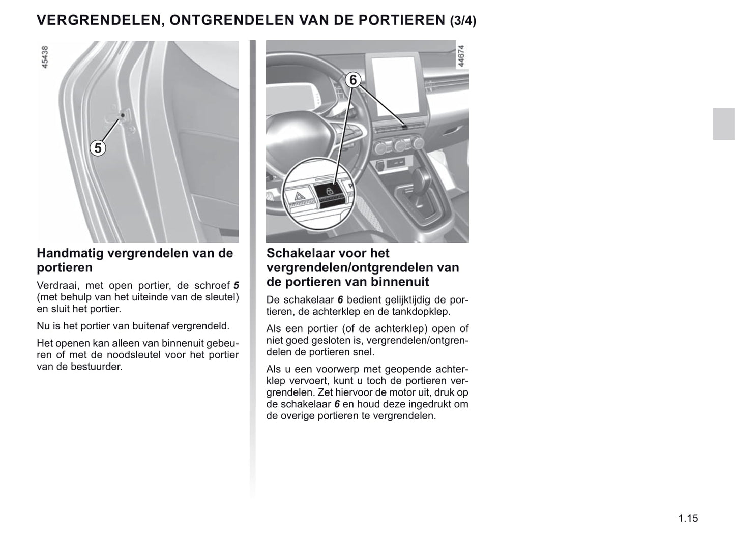 2019-2020 Renault Clio Bedienungsanleitung | Niederländisch