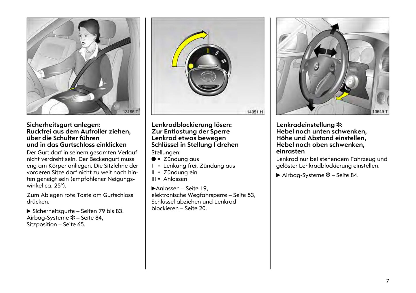 2000-2005 Opel Astra Owner's Manual | German
