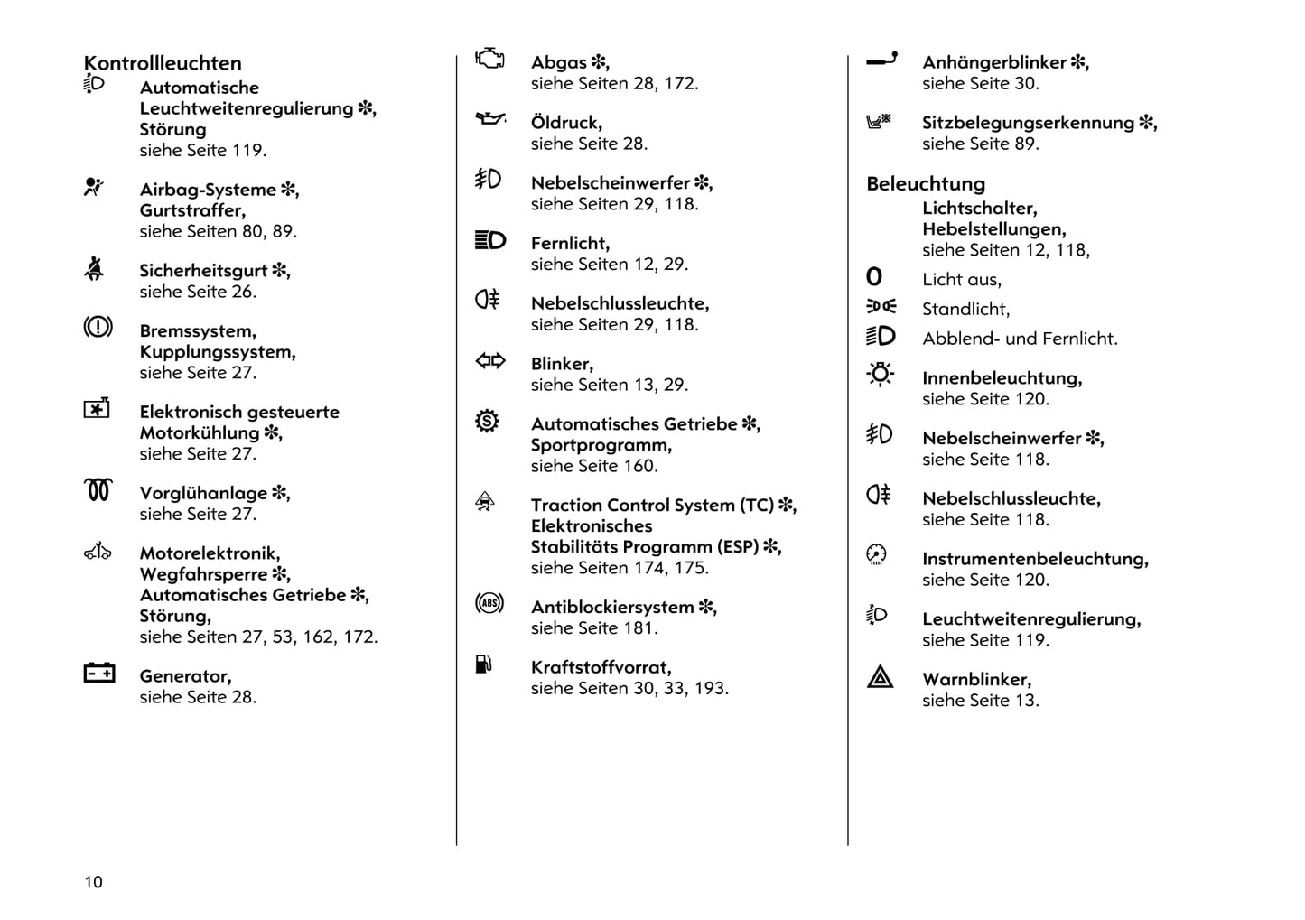 2000-2005 Opel Astra Owner's Manual | German