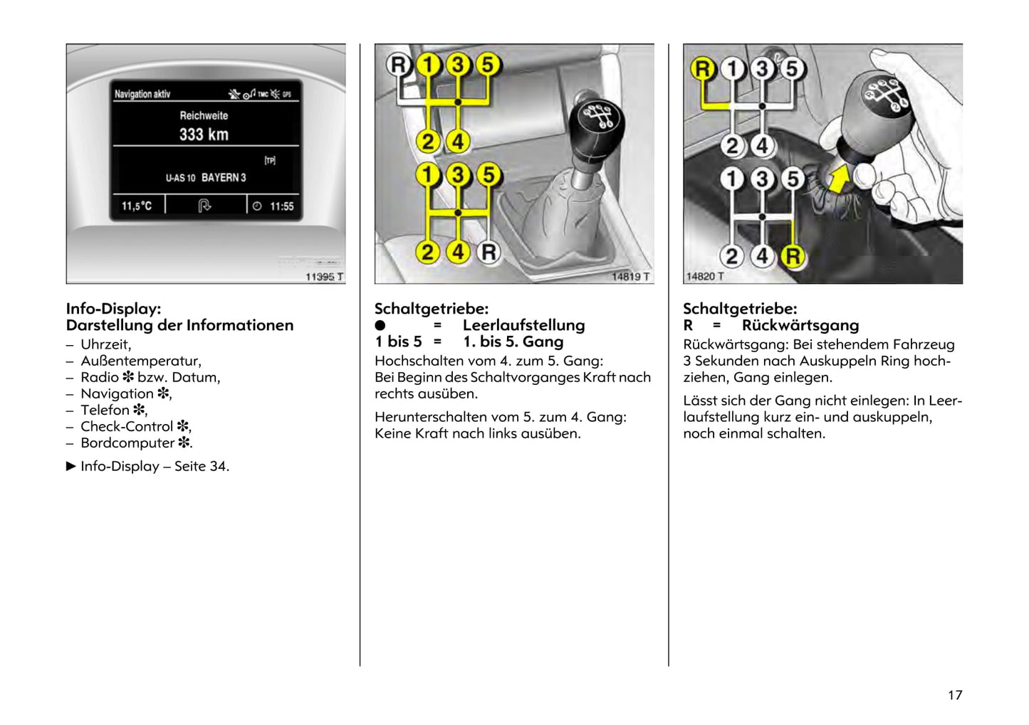2000-2005 Opel Astra Owner's Manual | German