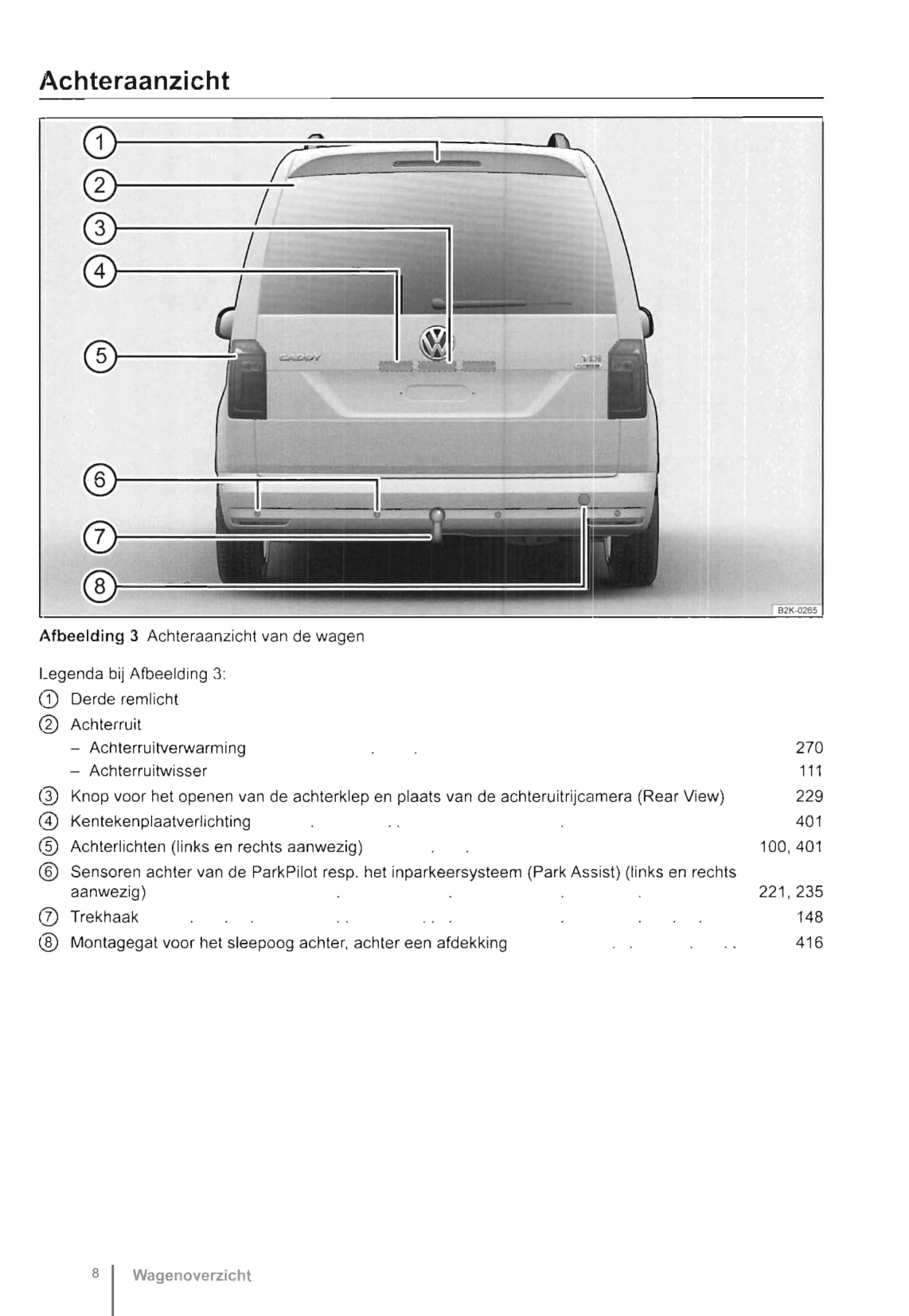 2015-2020 Volkswagen Caddy Bedienungsanleitung | Niederländisch