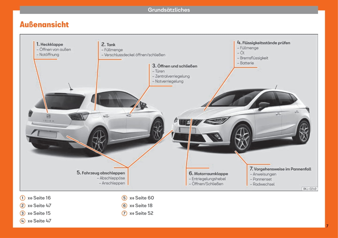 2017-2021 Seat Ibiza Bedienungsanleitung | Deutsch