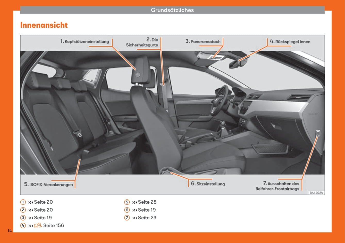 2017-2021 Seat Ibiza Bedienungsanleitung | Deutsch