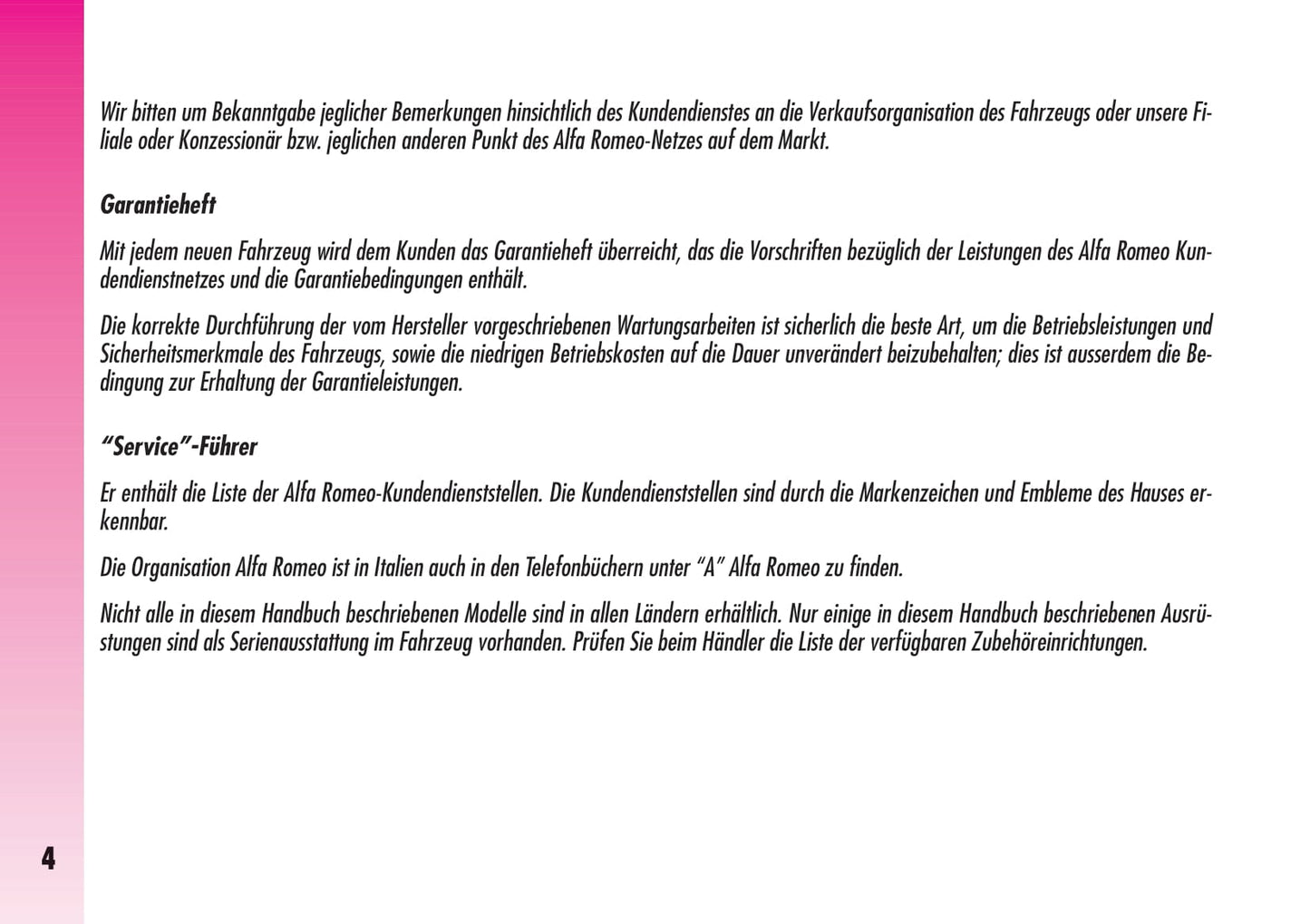 2004-2007 Alfa Romeo GT Bedienungsanleitung | Deutsch