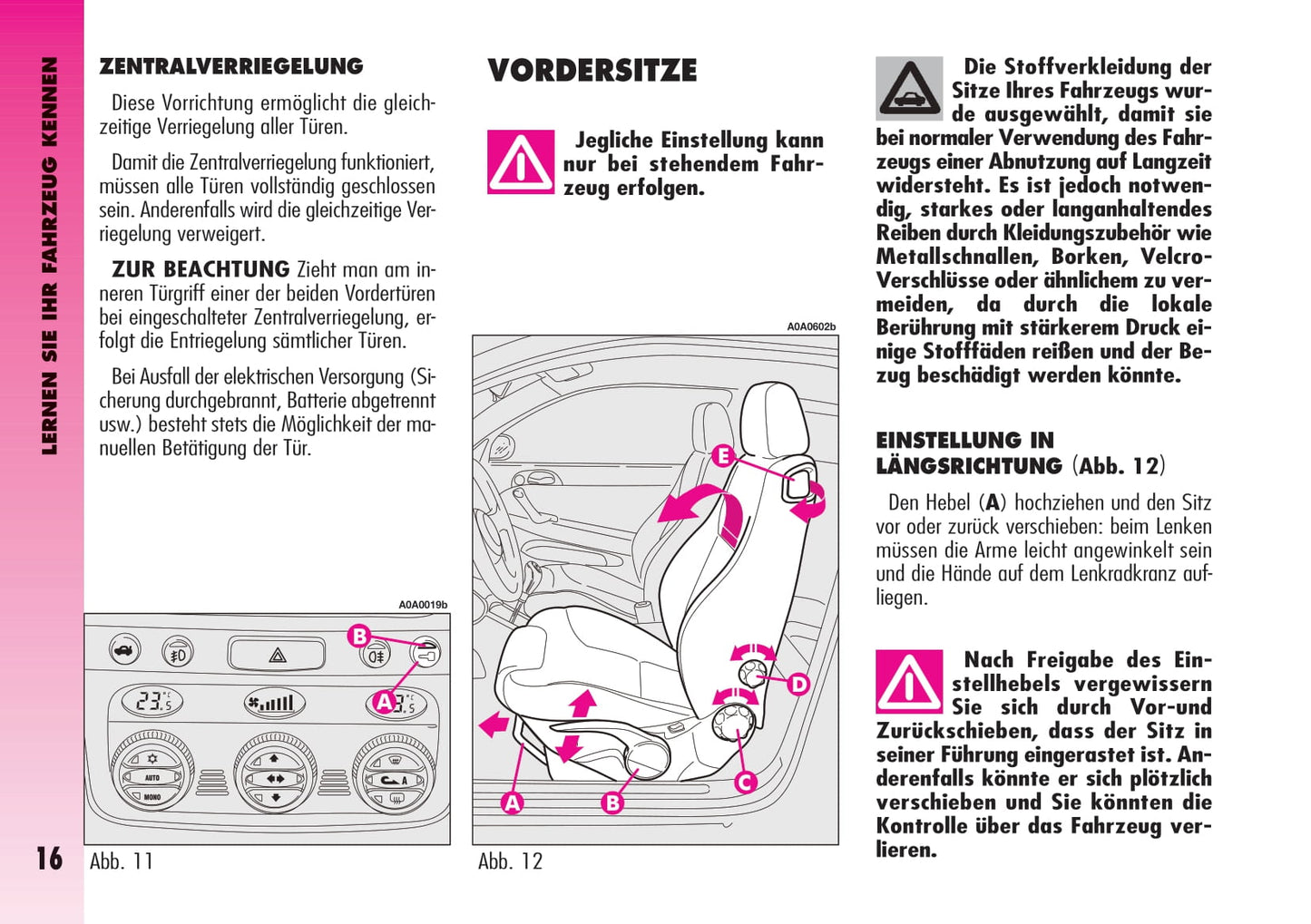 2004-2007 Alfa Romeo GT Bedienungsanleitung | Deutsch