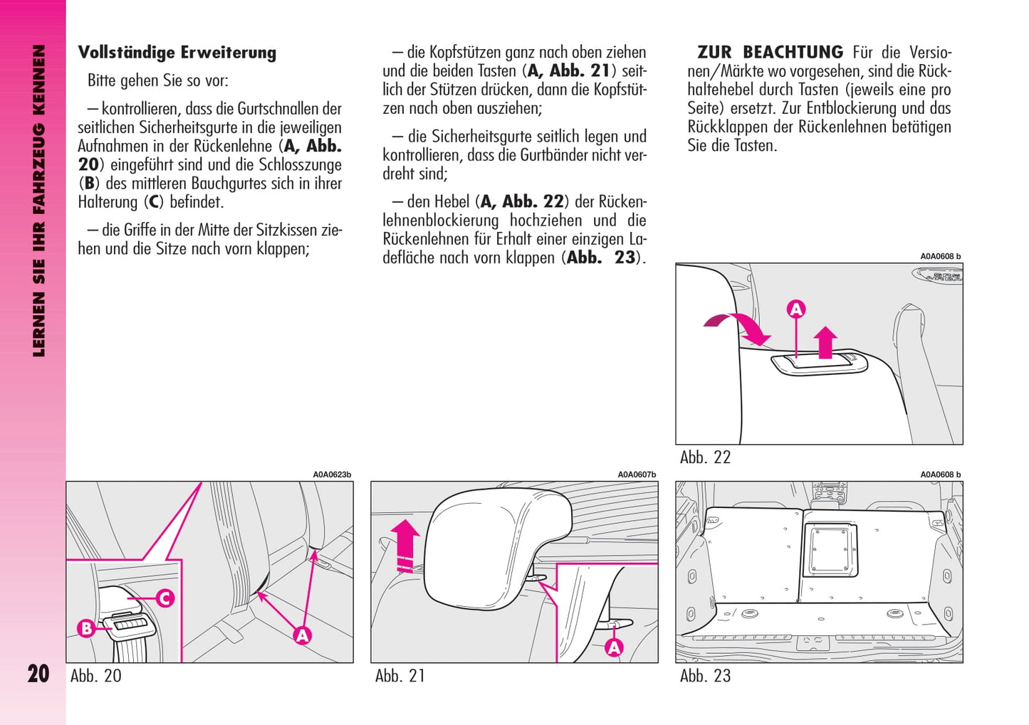 2004-2007 Alfa Romeo GT Bedienungsanleitung | Deutsch