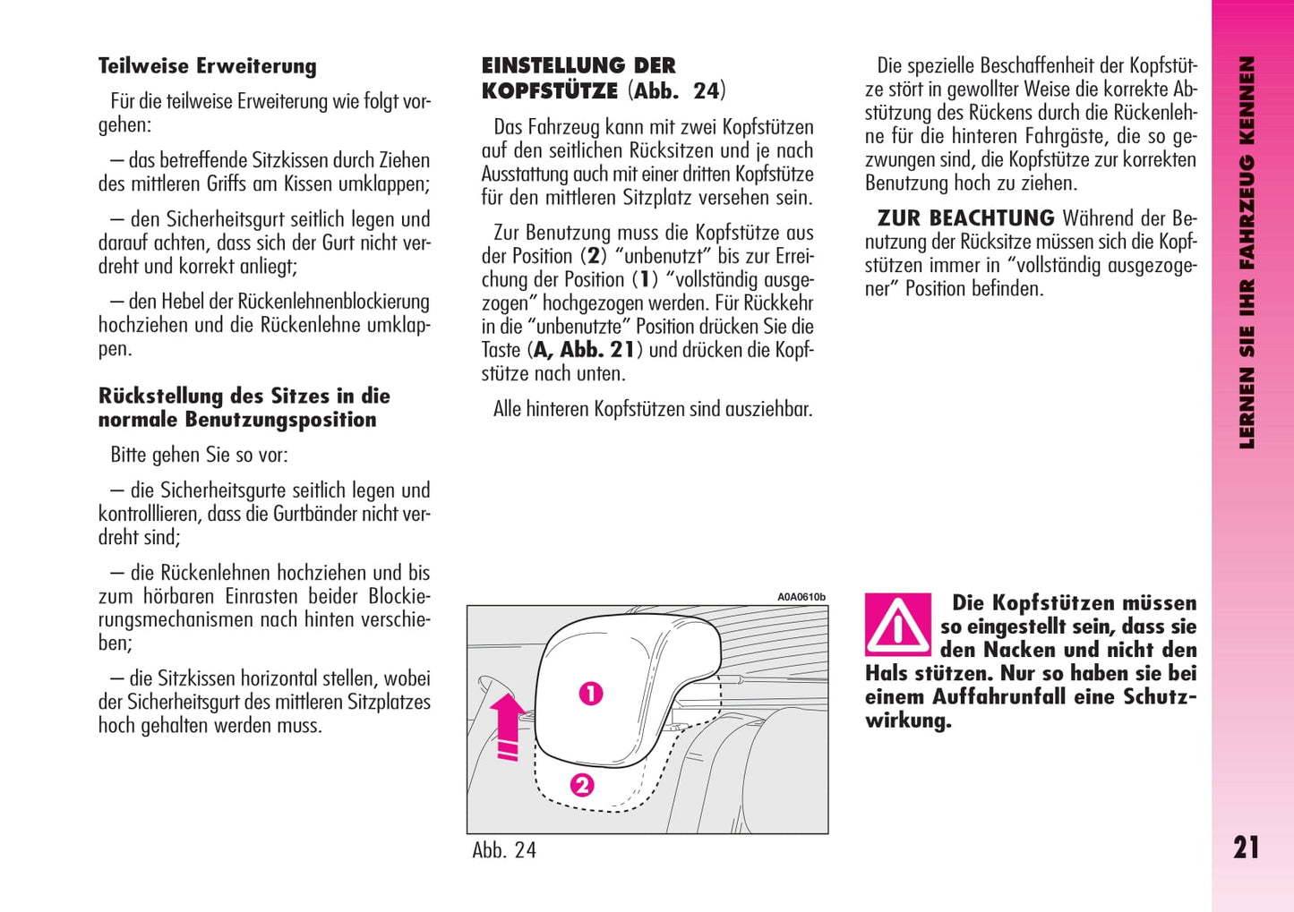 2004-2007 Alfa Romeo GT Bedienungsanleitung | Deutsch