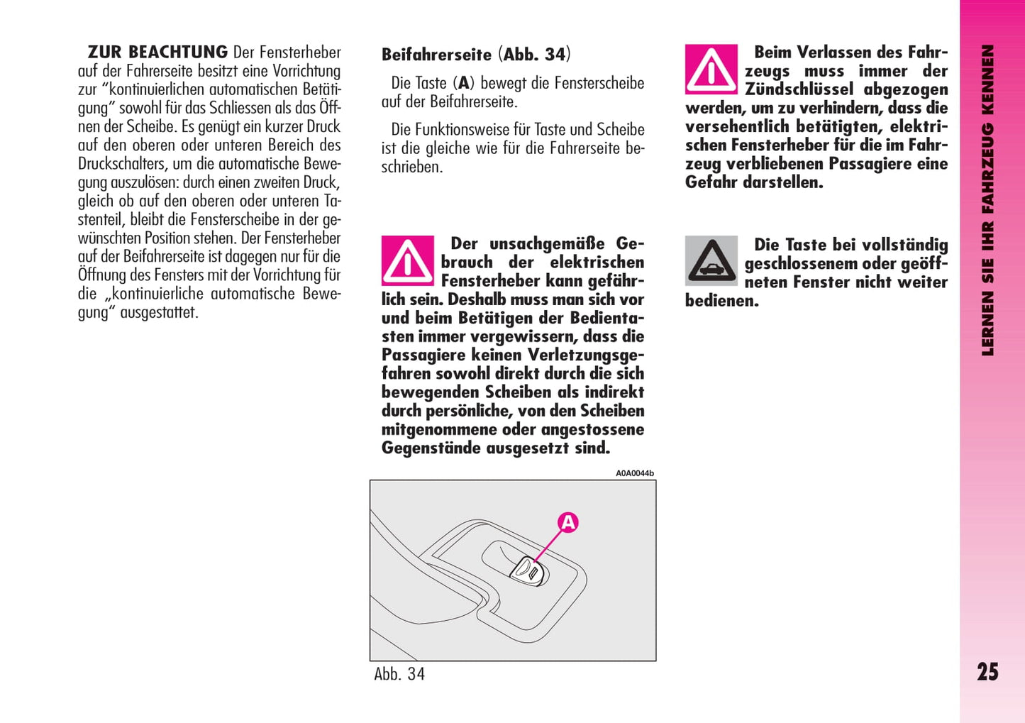 2004-2007 Alfa Romeo GT Bedienungsanleitung | Deutsch