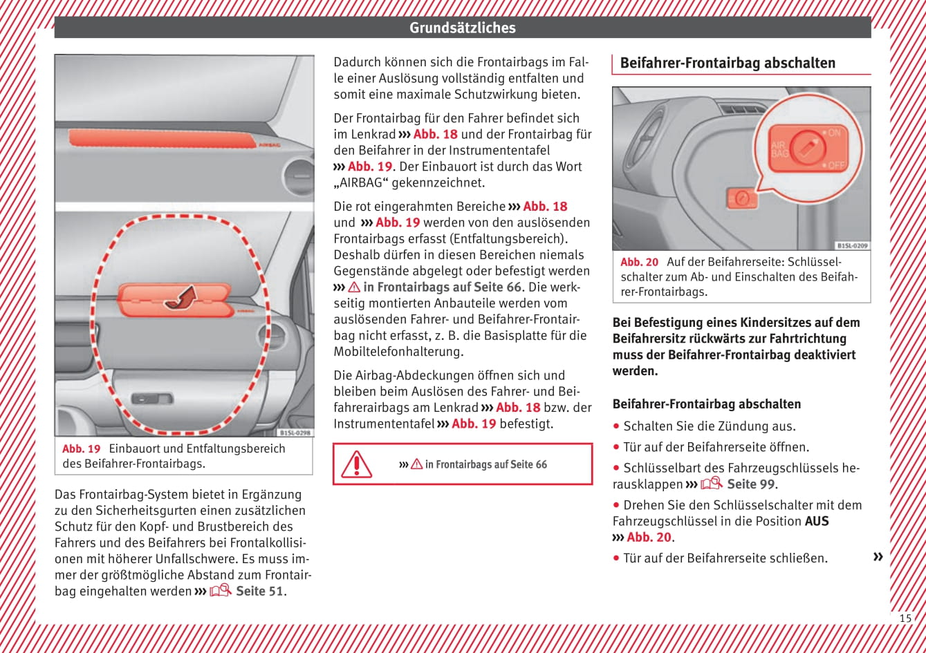 2012-2019 Seat Mii Bedienungsanleitung | Deutsch