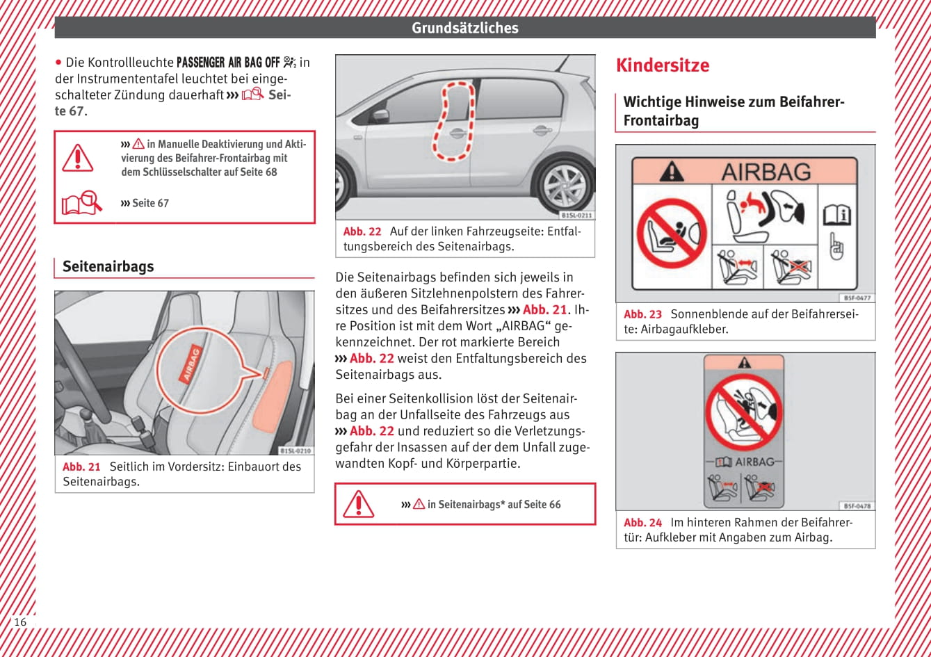 2012-2019 Seat Mii Bedienungsanleitung | Deutsch