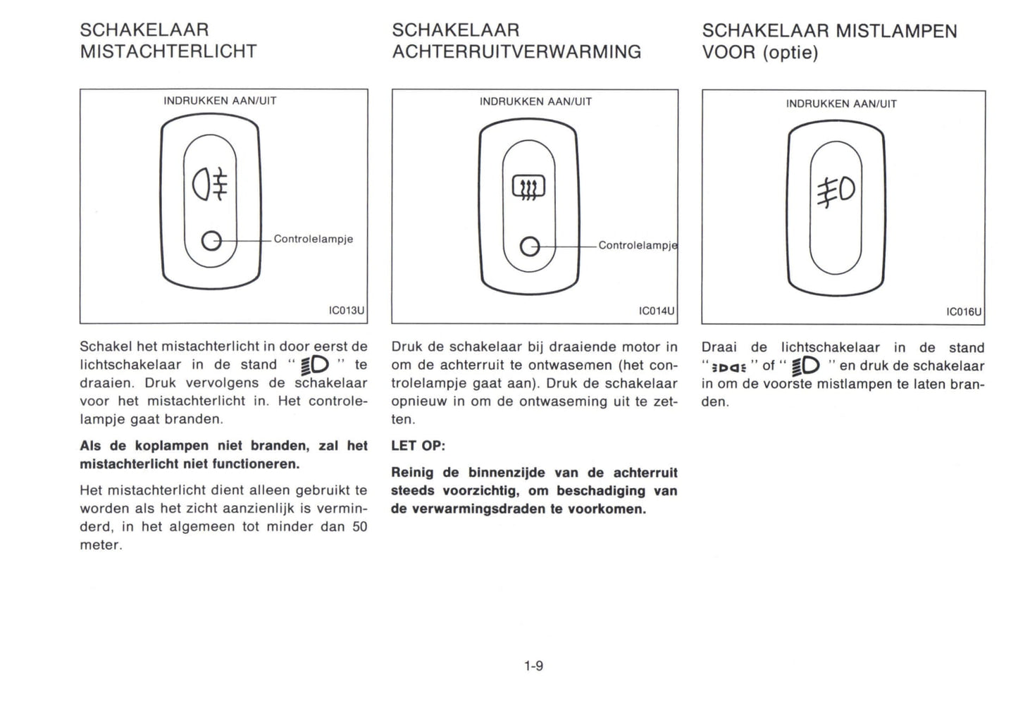 1992-1993 Nissan Micra Owner's Manual | Dutch