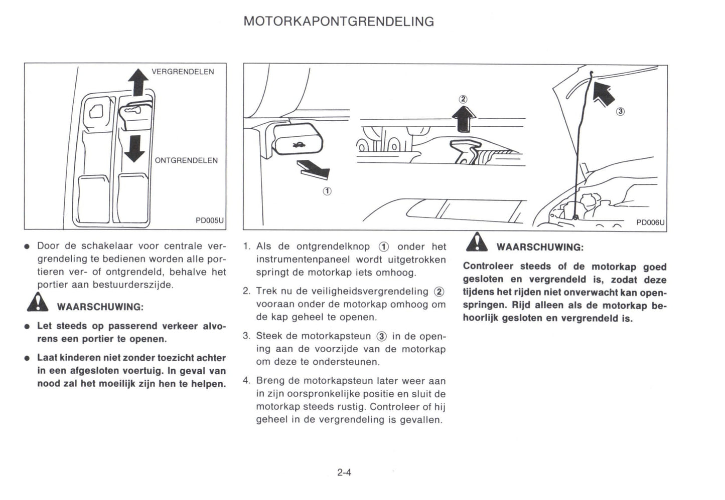 1992-1993 Nissan Micra Owner's Manual | Dutch