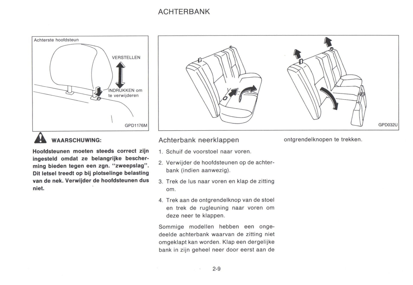 1992-1993 Nissan Micra Owner's Manual | Dutch