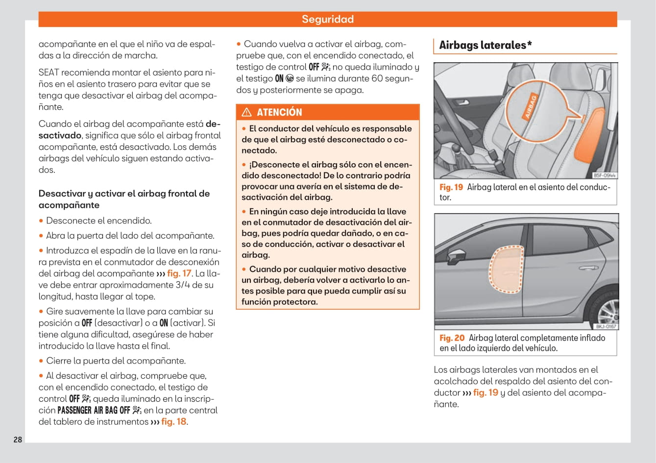 2017-2021 Seat Ibiza Bedienungsanleitung | Spanisch