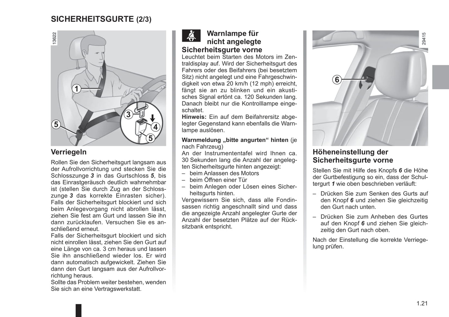 2014-2015 Renault Latitude Bedienungsanleitung | Deutsch