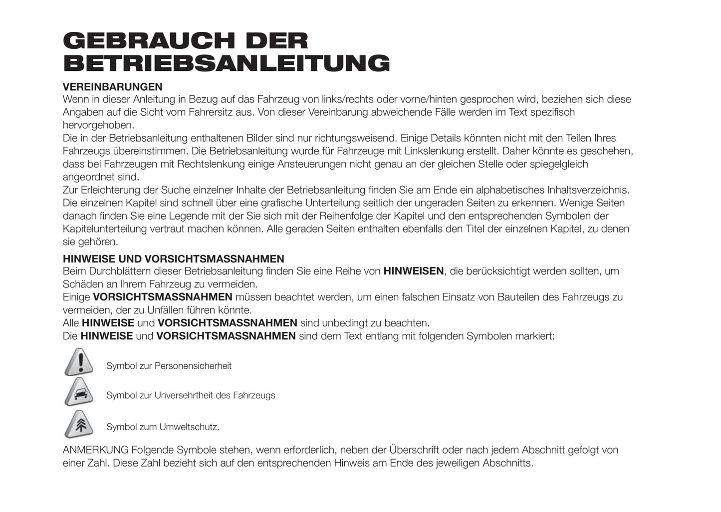 2016-2017 Fiat Punto Bedienungsanleitung | Deutsch