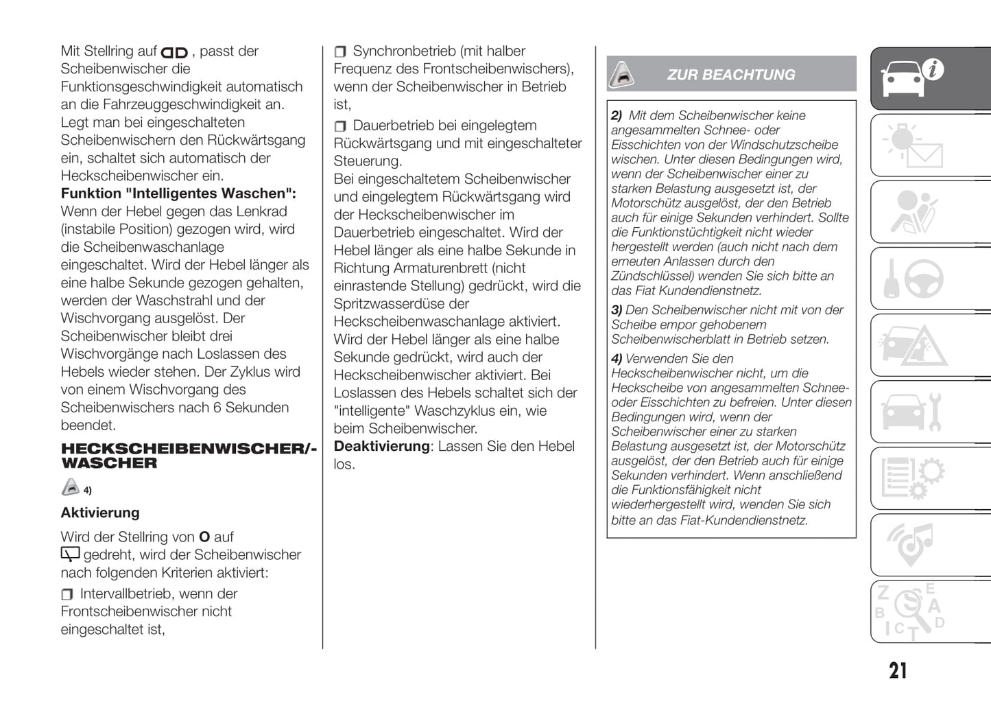 2016-2017 Fiat Punto Bedienungsanleitung | Deutsch