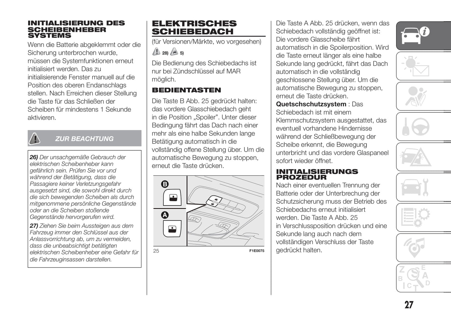 2016-2017 Fiat Punto Bedienungsanleitung | Deutsch
