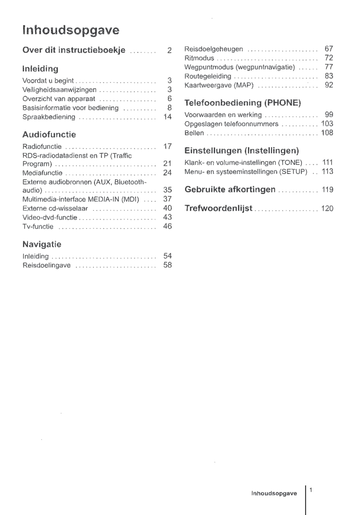2010 Volkswagen RNS 510 Owner's Manual | Dutch