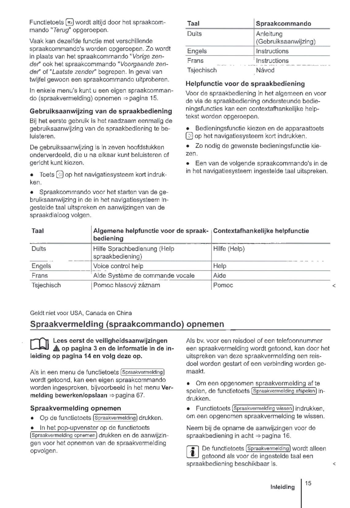 2010 Volkswagen RNS 510 Owner's Manual | Dutch