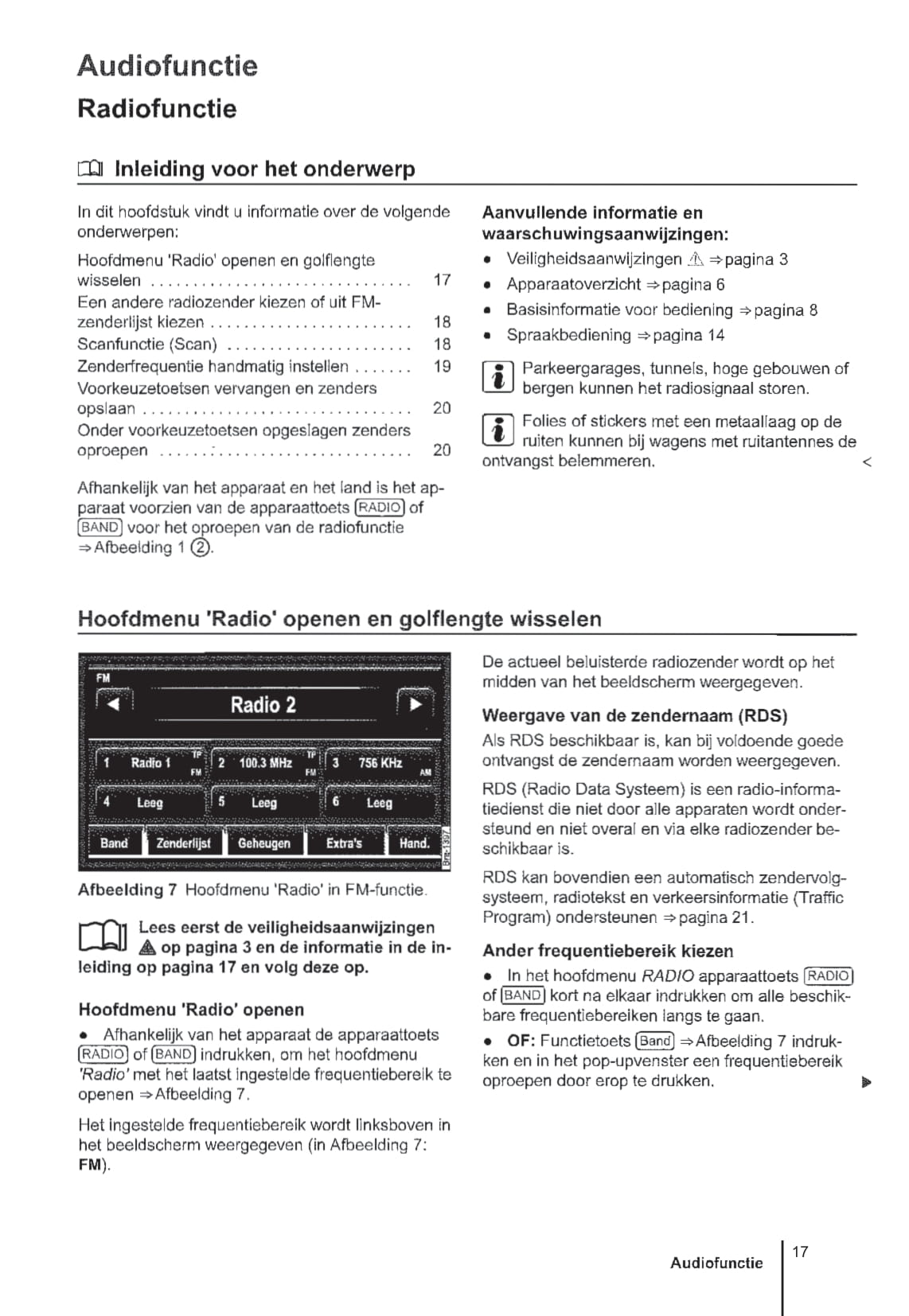 2010 Volkswagen RNS 510 Owner's Manual | Dutch