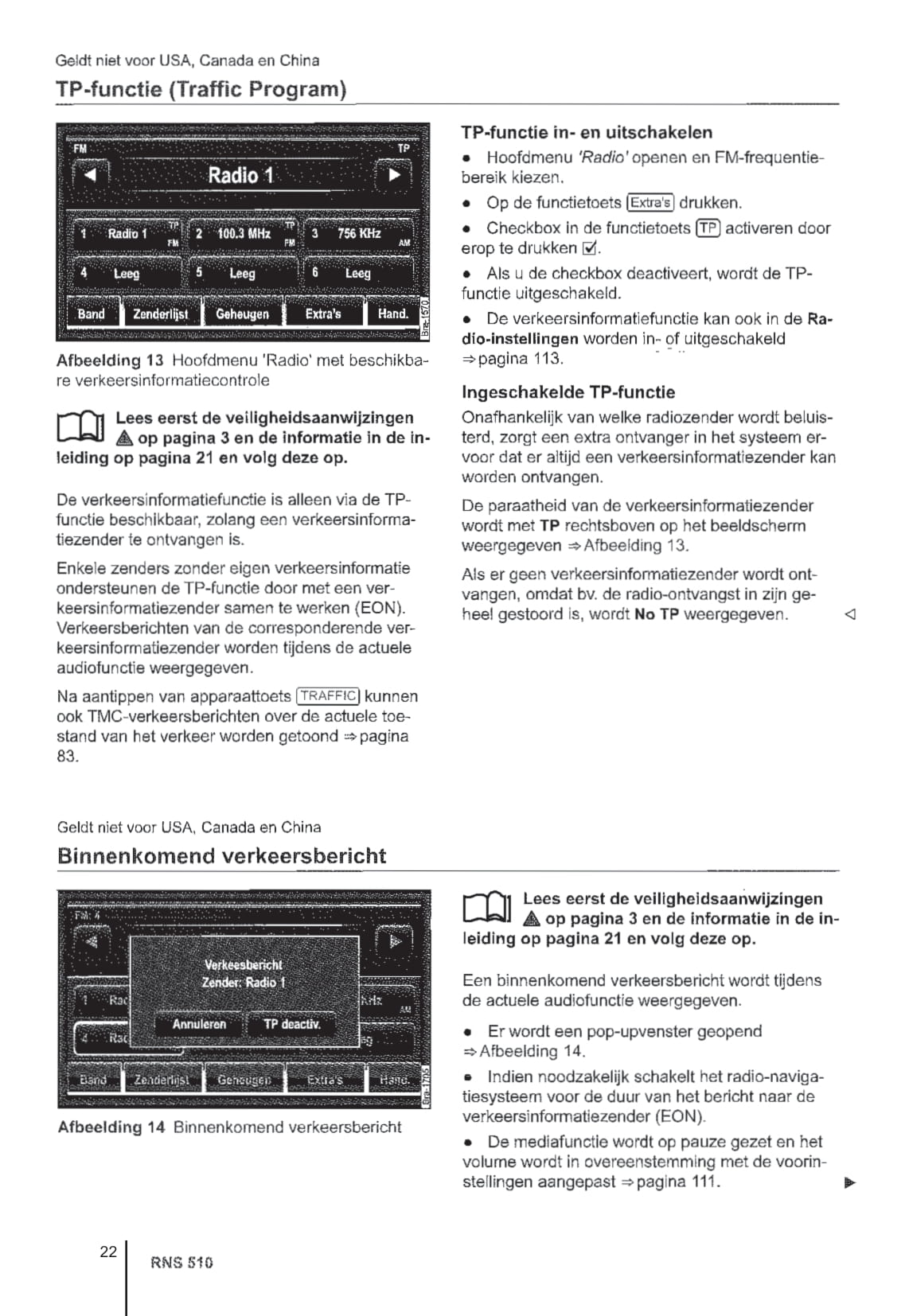 2010 Volkswagen RNS 510 Owner's Manual | Dutch