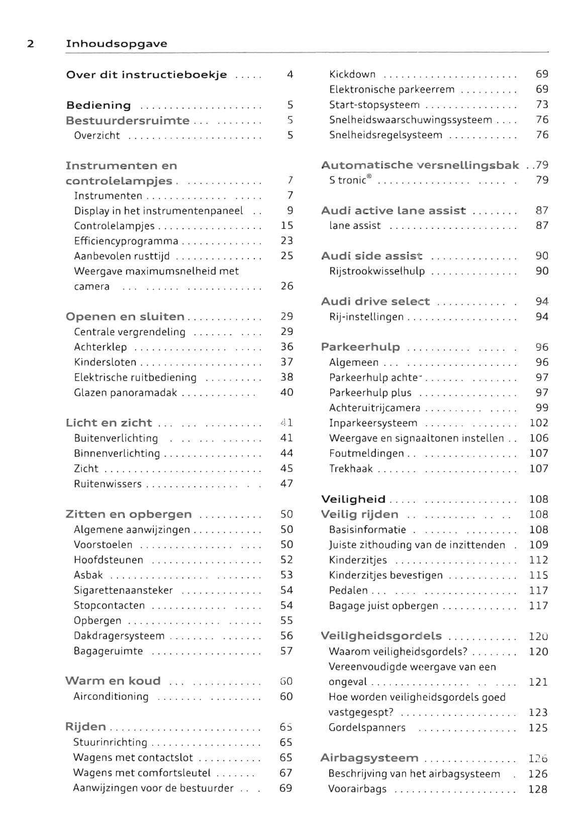 2011-2015 Audi Q3 Bedienungsanleitung | Niederländisch