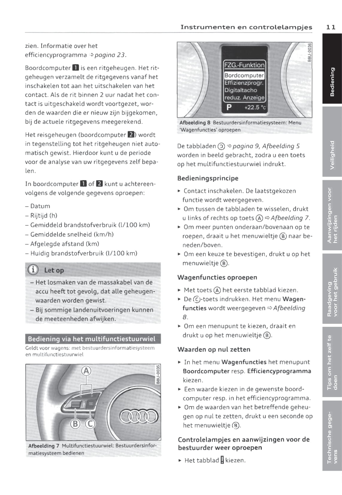 2011-2015 Audi Q3 Bedienungsanleitung | Niederländisch