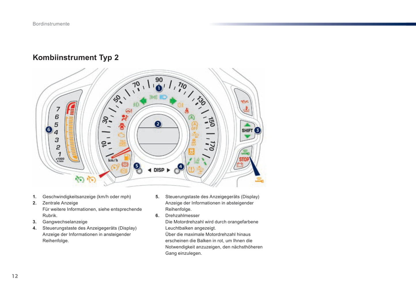 2016-2018 Peugeot 108 Bedienungsanleitung | Deutsch