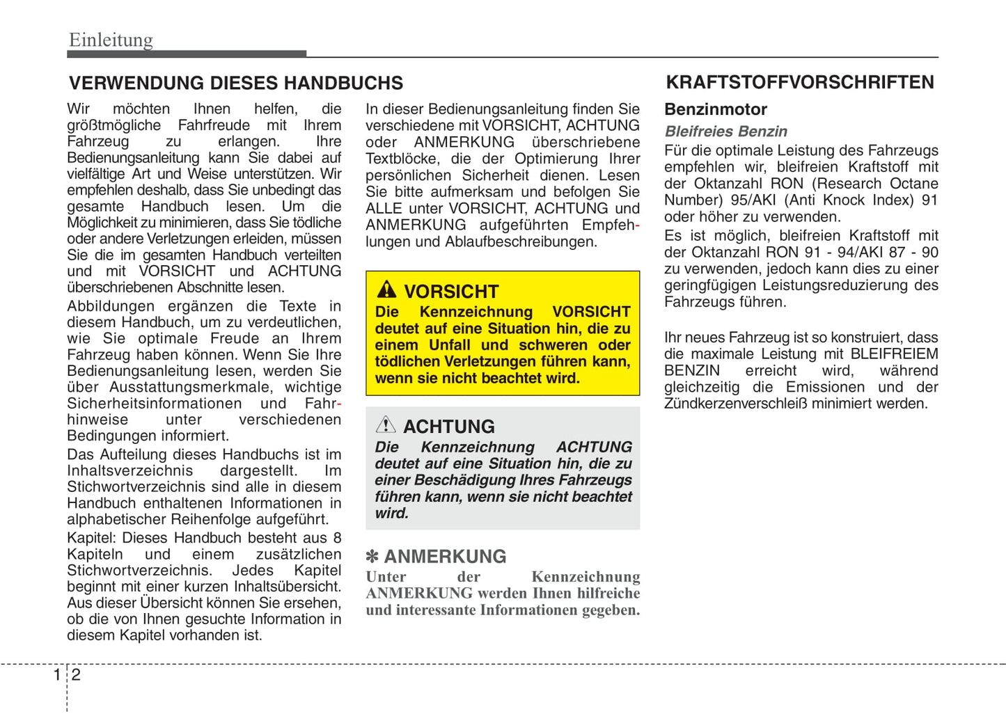 2010-2011 Kia Sorento Bedienungsanleitung | Deutsch