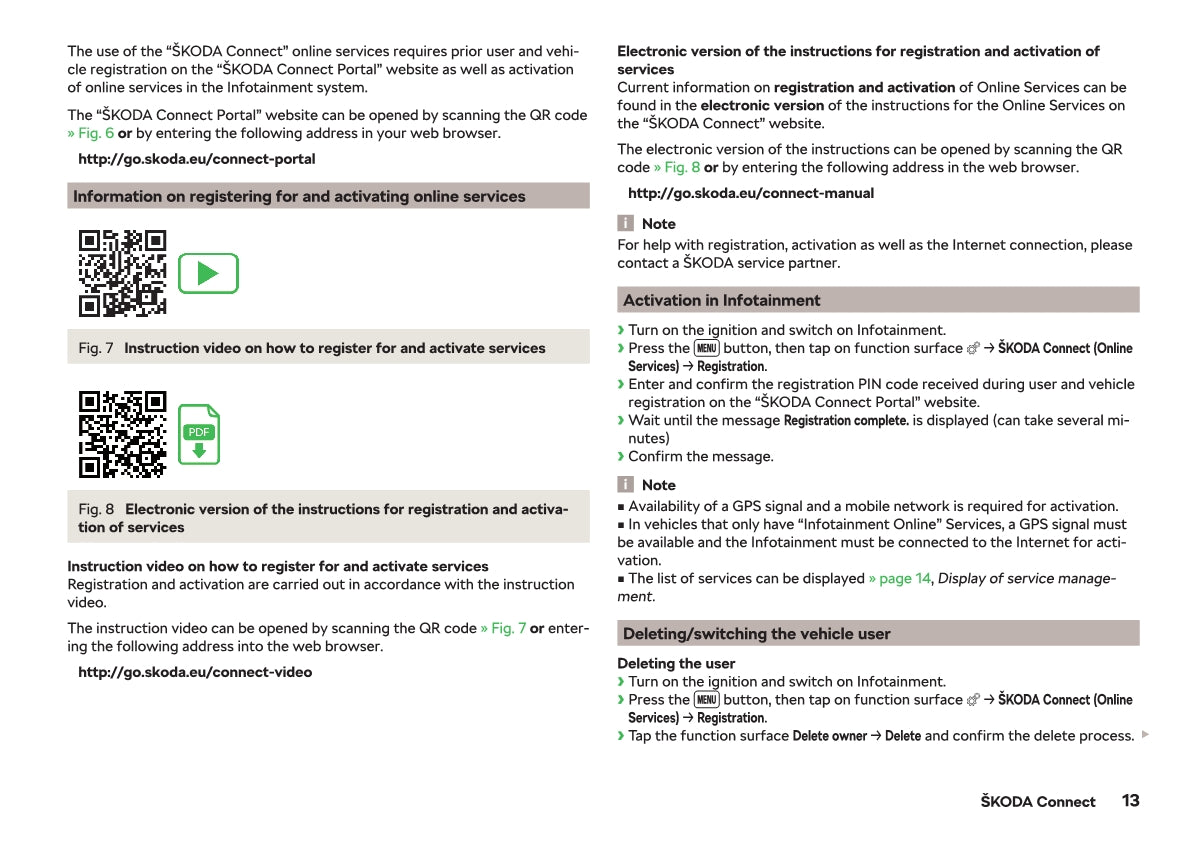 2018-2019 Skoda Rapid Owner's Manual | English