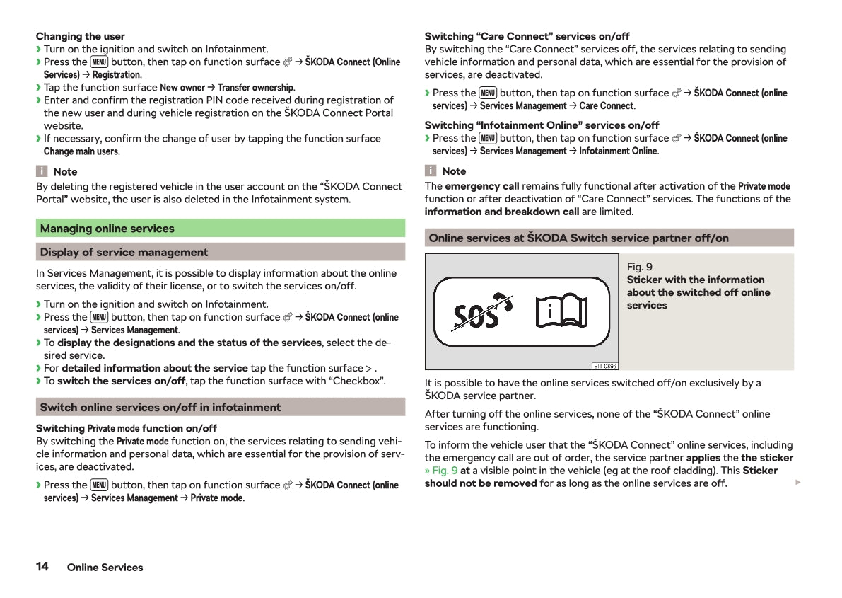 2018-2019 Skoda Rapid Owner's Manual | English