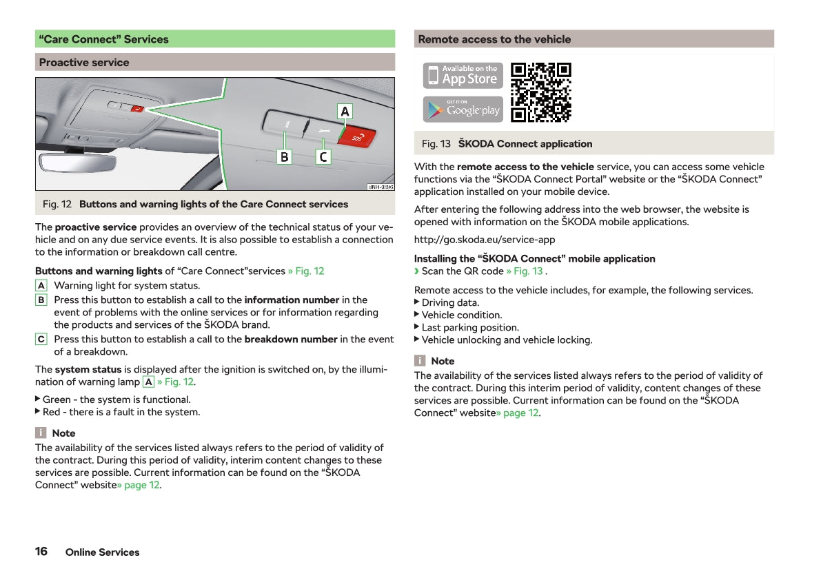 2018-2019 Skoda Rapid Owner's Manual | English